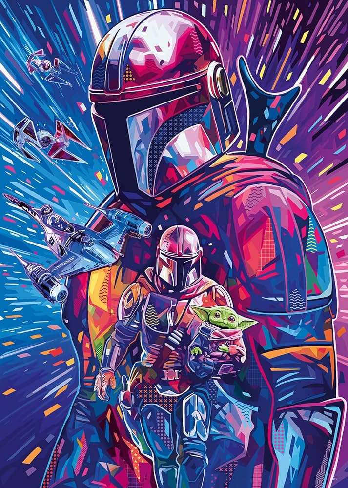Star Wars The Mandalorian 500ピースジグソーパズル Amazon.co.jp: Buffalo Games 映画『スターウォーズ』 - マンダ